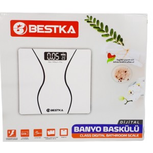 BESTKA BANYO BASKÜLÜ BEYAZ  BSK-899